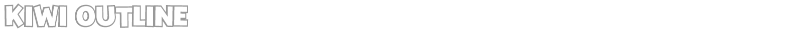 Kiwi Outline font preview